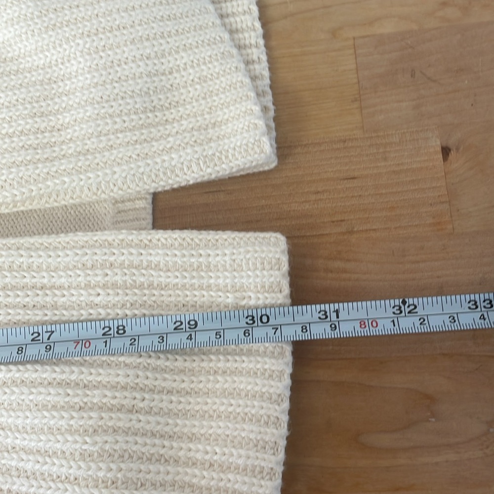 L.L. Bean Cream Open-Front Ribbed Cardigan - Picture 15 of 15